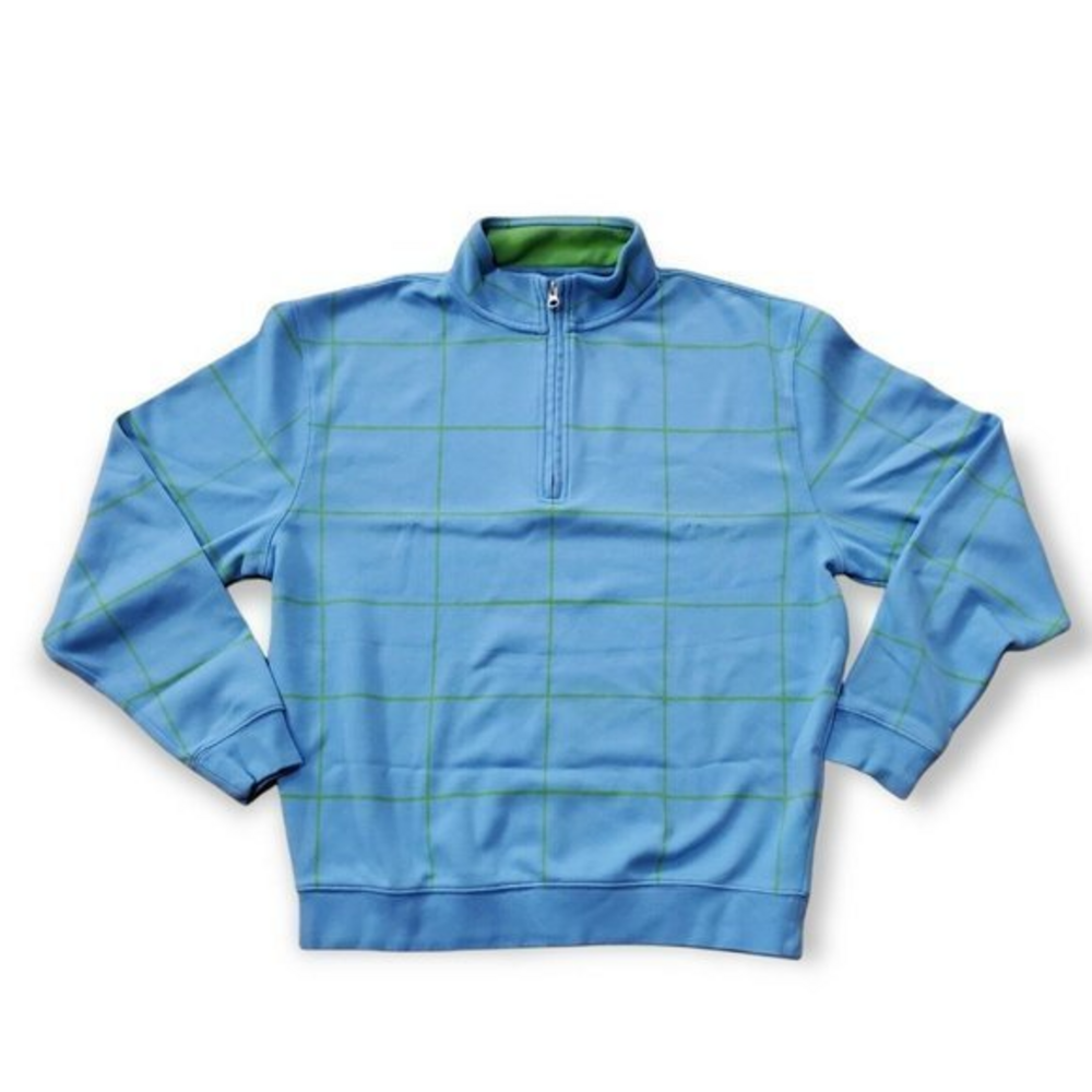Men's Pull Over Alan Flusser Golf Performance Med‎ Sweater / Jacket Long Sleeve